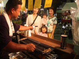 焼き鳥の女の子